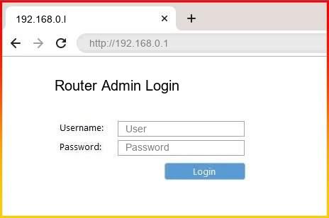 192.168.0.l Login Admin