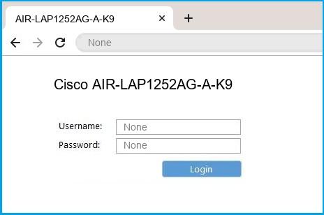 Cisco AIR-LAP1252AG-A-K9 router default login