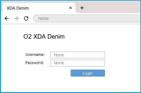 O2 XDA Denim router default login