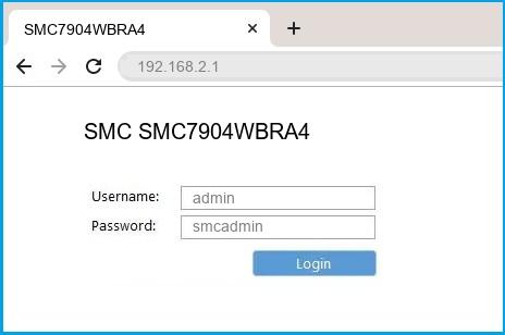SMC SMC7904WBRA4 router default login