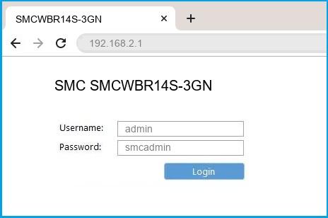 SMC SMCWBR14S-3GN router default login