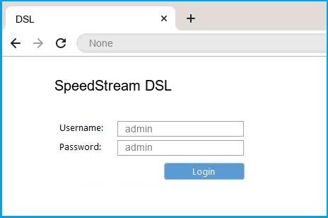 SpeedStream DSL router default login SpeedStream DSL router default login